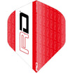 Red Dragon - Hardcore Radical RD Logo - Big Wing Dart Flights - Red and White