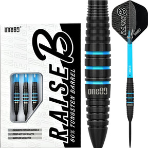 One80 - Raise B Darts - Aqua - 80% Tungsten - 21g 23g -