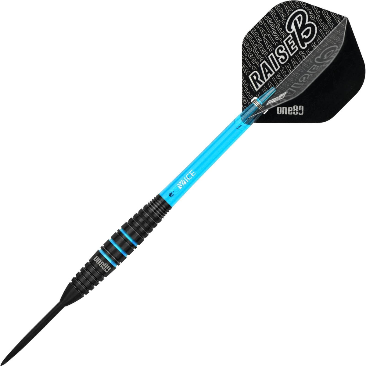 Darts - One80 - Raise B Darts - Aqua - Steel Tip - 80% Tungsten - 21g 23g 