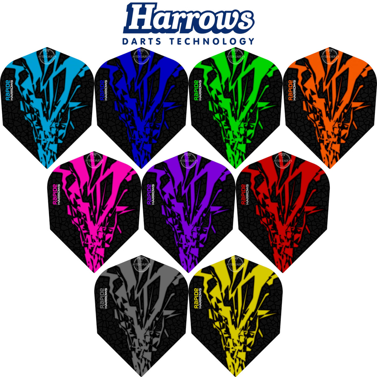 Harrows - Rapide-X - Standard Dart Flights -