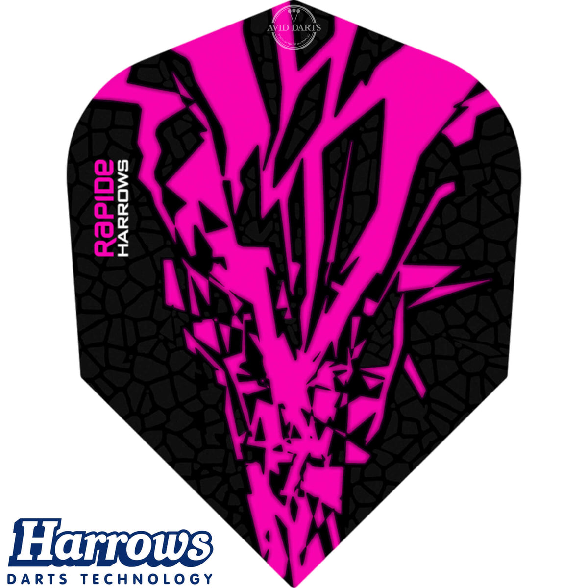 Dart Flights - Harrows - Rapide-X - Standard Dart Flights Pink