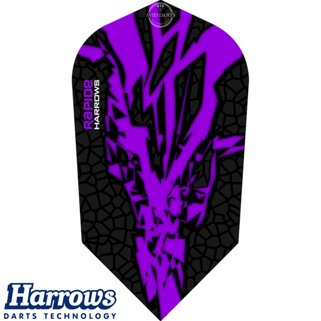 Harrows - Rapide-X - Slim Dart Flights - Purple
