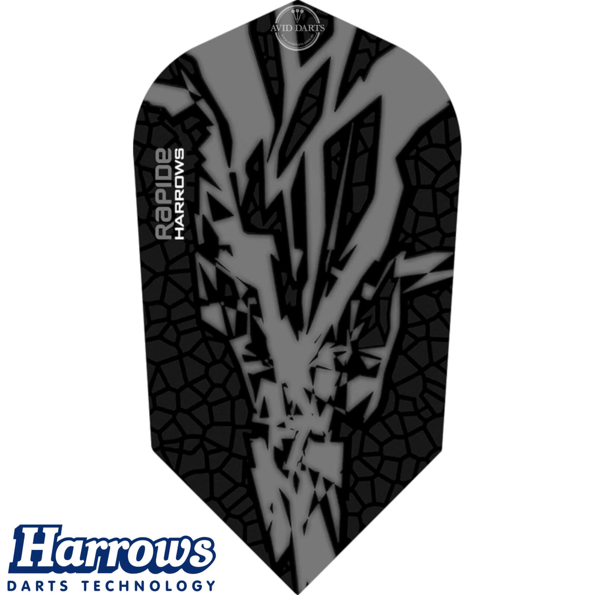 Dart Flights - Harrows - Rapide-X - Slim Dart Flights Smokey