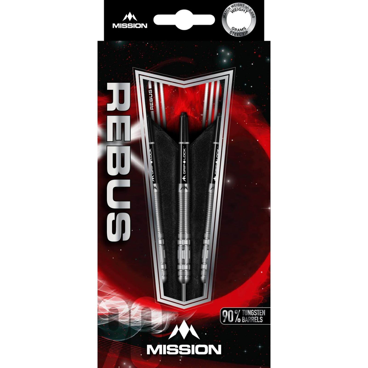 Mission - Rebus M4 Darts - 90% Tungsten - 22g 24g 26g -