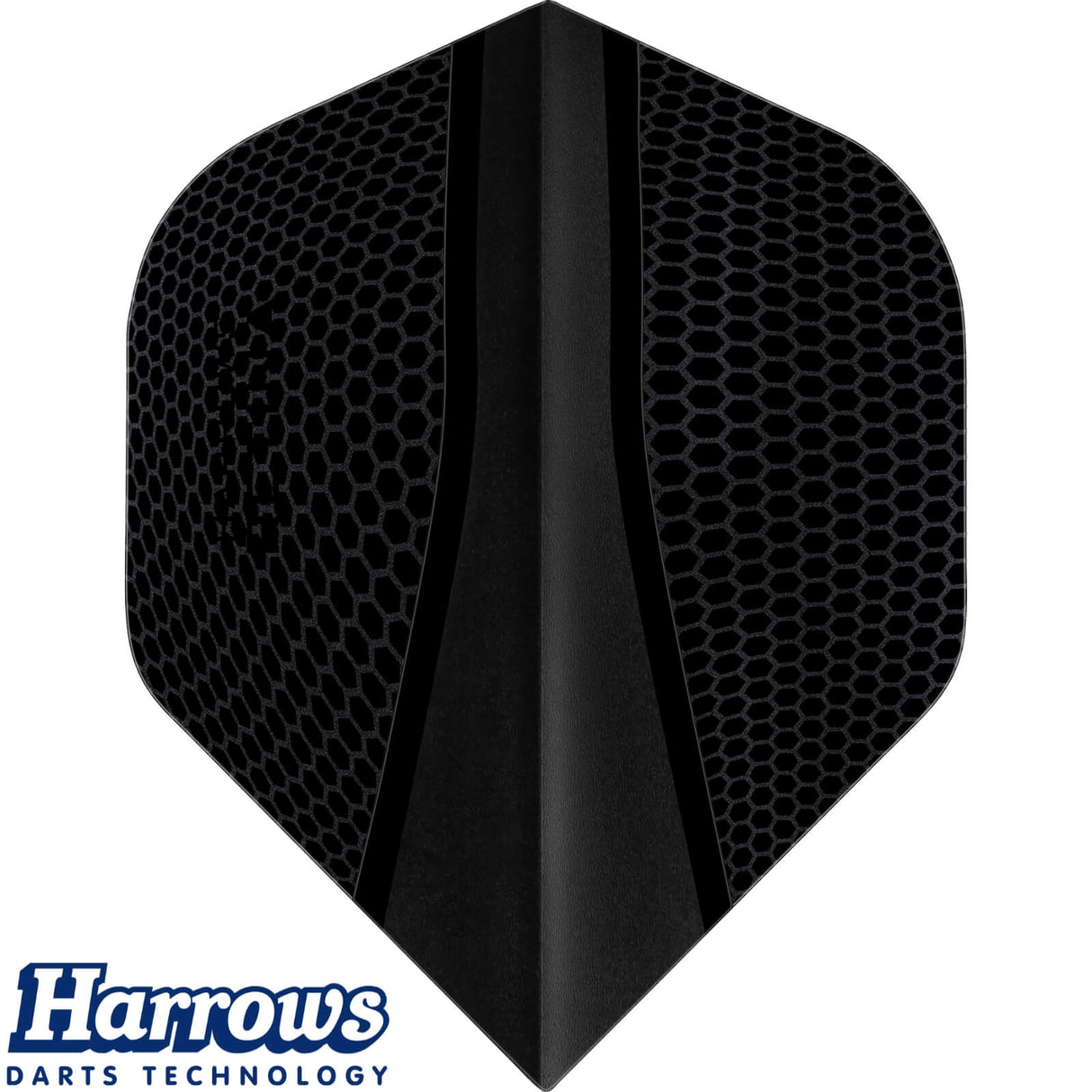 Harrows - Retina-X - Big Wing Dart Flights - Black