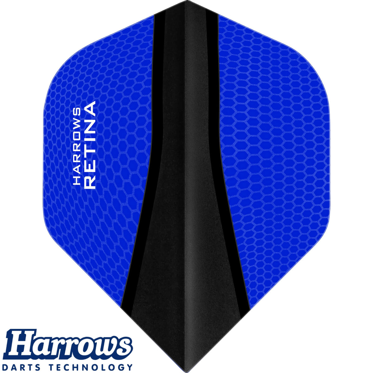 Dart Flights - Harrows - Retina-X - Big Wing Dart Flights Dark Blue