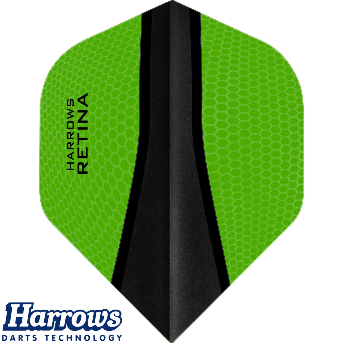 Dart Flights - Harrows - Retina-X - Big Wing Dart Flights Green