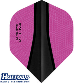 Harrows - Retina-X - Big Wing Dart Flights - Pink