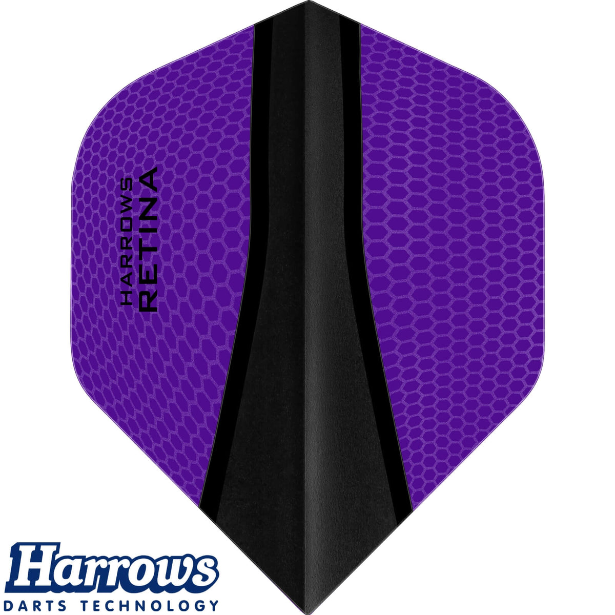 Dart Flights - Harrows - Retina-X - Big Wing Dart Flights Purple