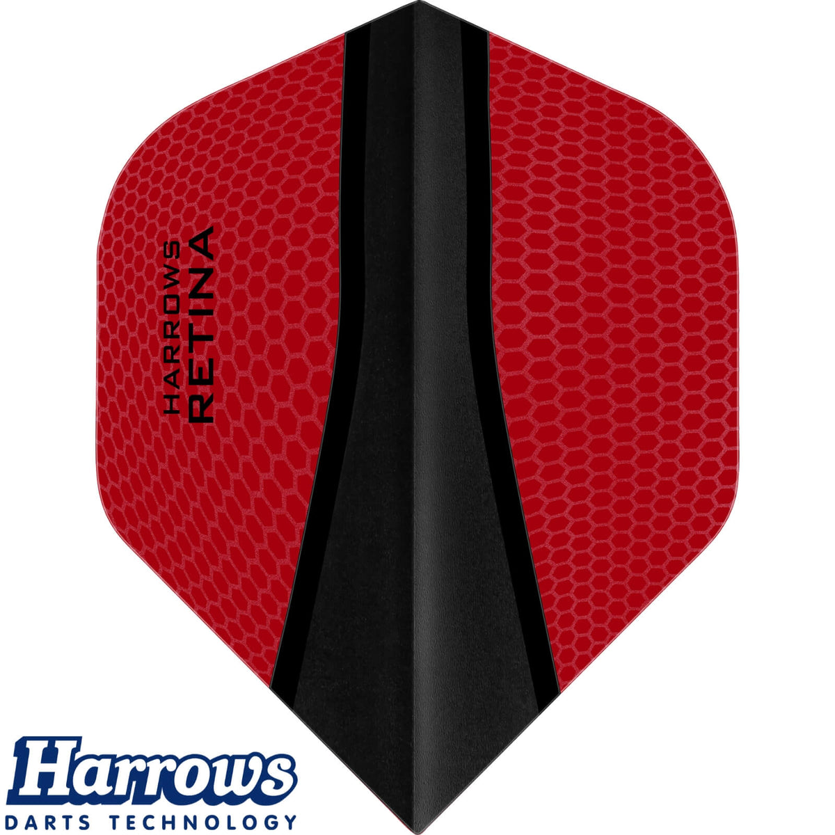 Dart Flights - Harrows - Retina-X - Big Wing Dart Flights Red
