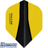 Harrows - Retina-X - Big Wing Dart Flights - Yellow