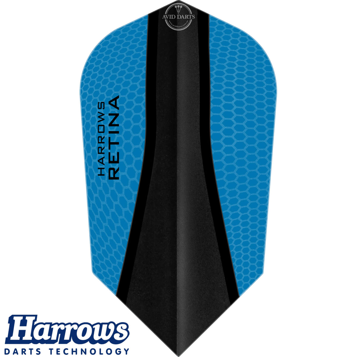 Dart Flights - Harrows - Retina-X - Slim Dart Flights Aqua Blue