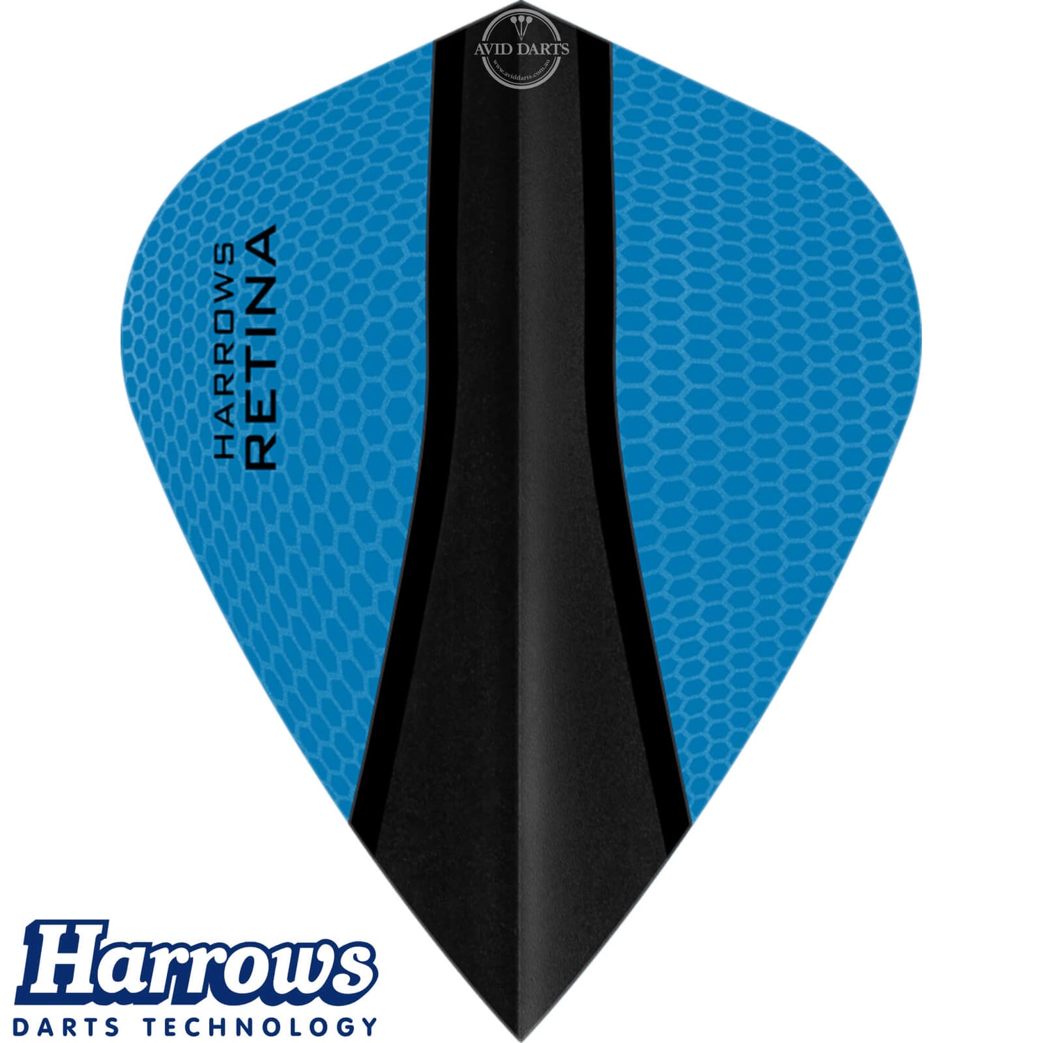 Harrows - Retina-X - Kite Dart Flights - Aqua Blue