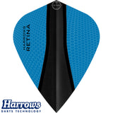 Harrows - Retina-X - Kite Dart Flights - Aqua Blue