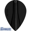 Harrows - Retina-X - Pear Dart Flights - Black