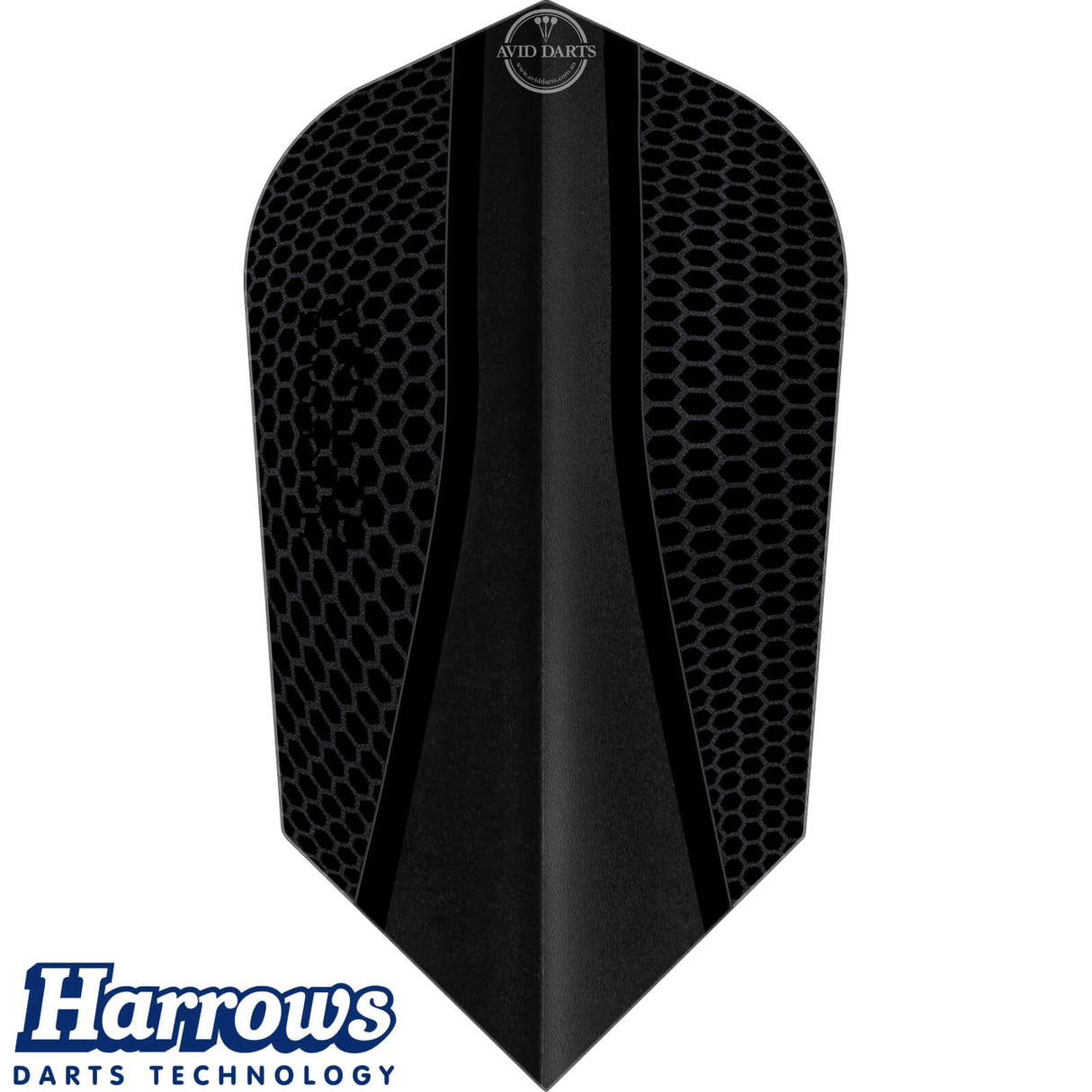 Harrows - Retina-X - Slim Dart Flights - Black