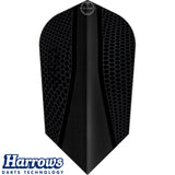 Harrows - Retina-X - Slim Dart Flights - Black