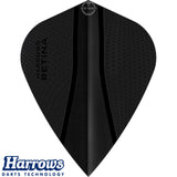 Harrows - Retina-X - Kite Dart Flights - Black