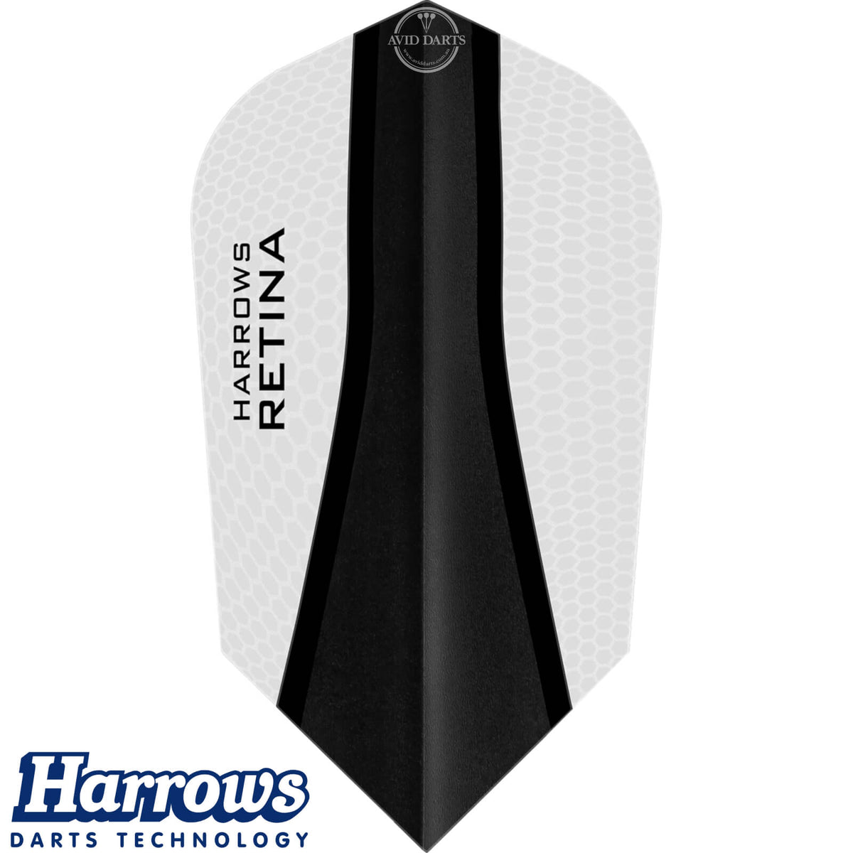 Dart Flights - Harrows - Retina-X - Slim Dart Flights Clear
