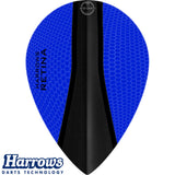 Harrows - Retina-X - Pear Dart Flights - Dark Blue
