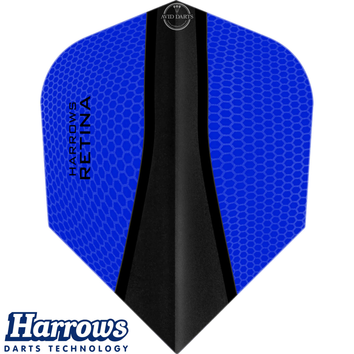 Dart Flights - Harrows - Retina-X - Standard Dart Flights Dark Blue