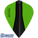 Harrows - Retina-X - Kite Dart Flights - Green