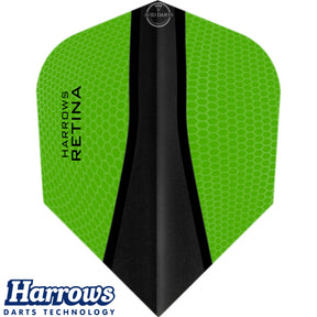 Harrows - Retina-X - Standard Dart Flights - Green