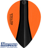 Harrows - Retina-X - Pear Dart Flights - Orange