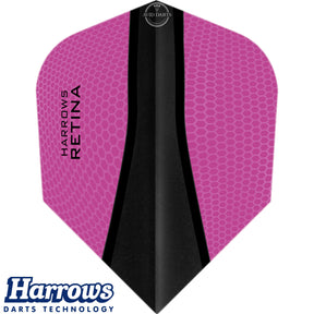 Harrows - Retina-X - Standard Dart Flights - Pink