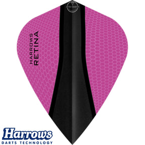 Harrows - Retina-X - Kite Dart Flights - Pink