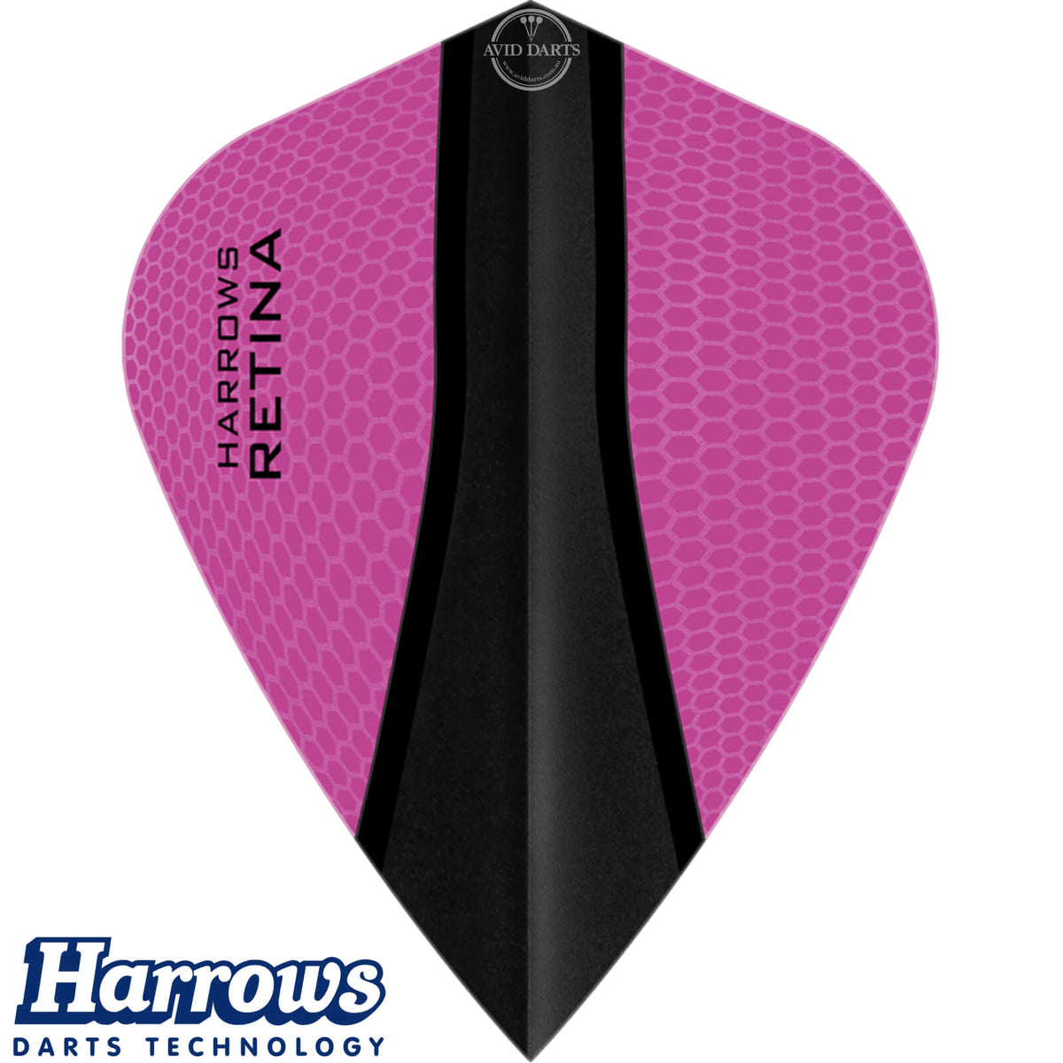 Dart Flights - Harrows - Retina-X - Kite Dart Flights Pink