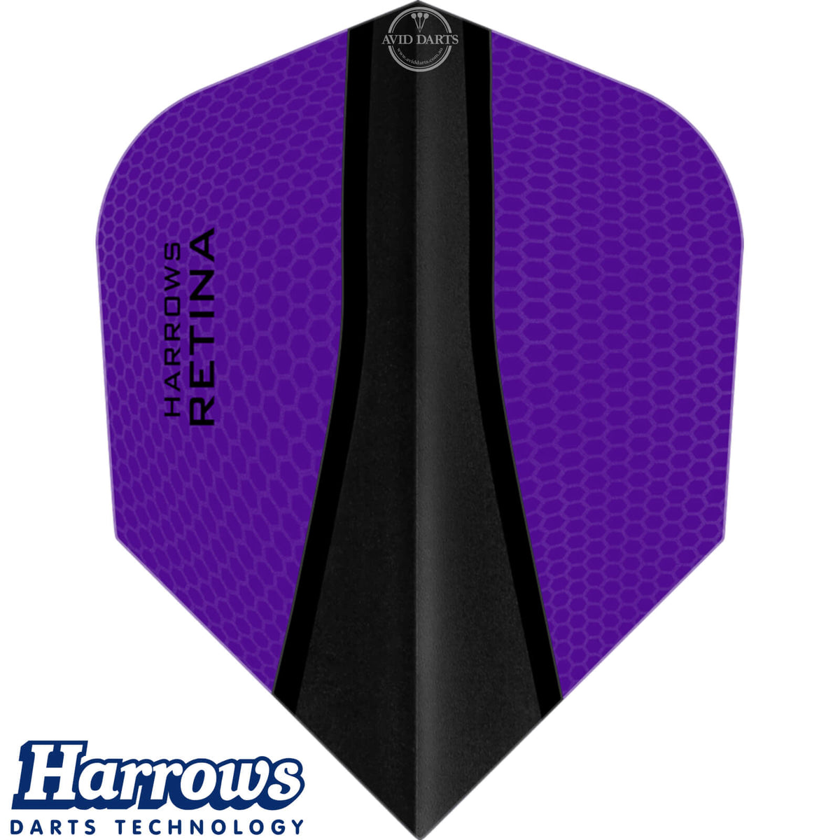 Dart Flights - Harrows - Retina-X - Standard Dart Flights Purple