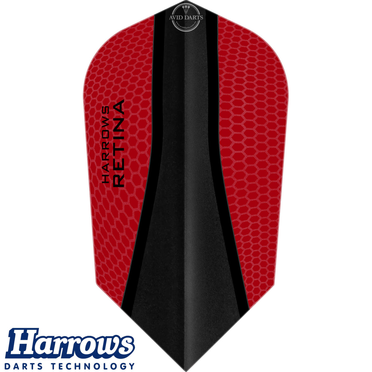 Dart Flights - Harrows - Retina-X - Slim Dart Flights Red