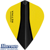 Harrows - Retina-X - Kite Dart Flights - Yellow