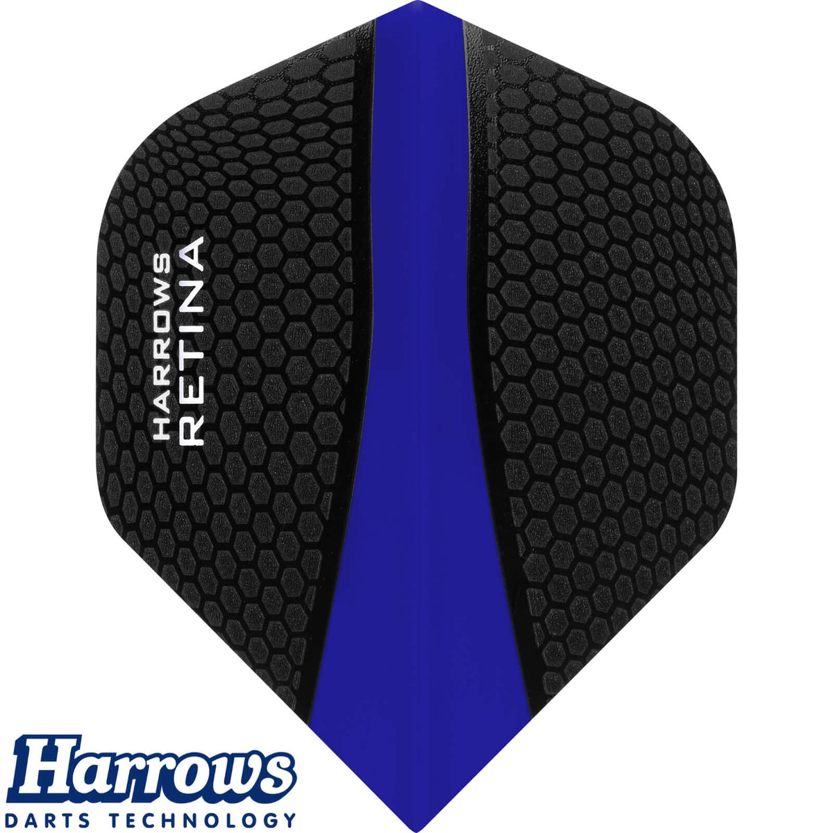 Dart Flights - Harrows - Retina - Big Wing Dart Flights Dark Blue