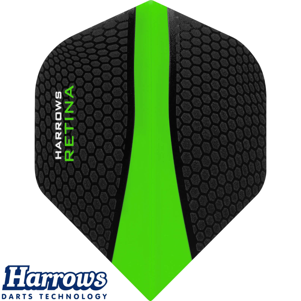 Dart Flights - Harrows - Retina - Big Wing Dart Flights Green