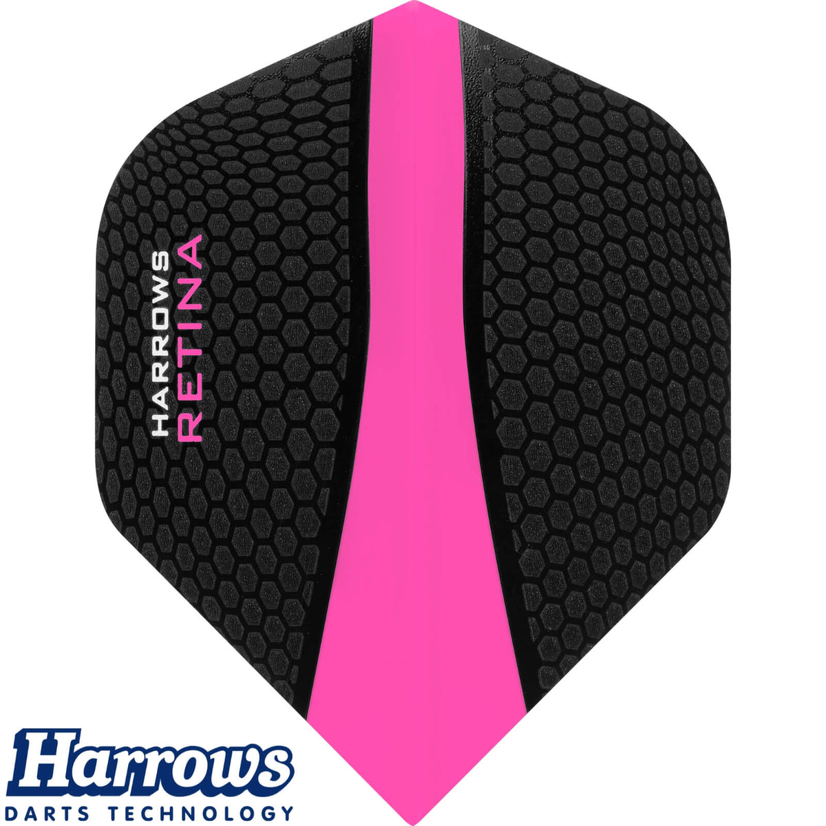 Dart Flights - Harrows - Retina - Big Wing Dart Flights Pink