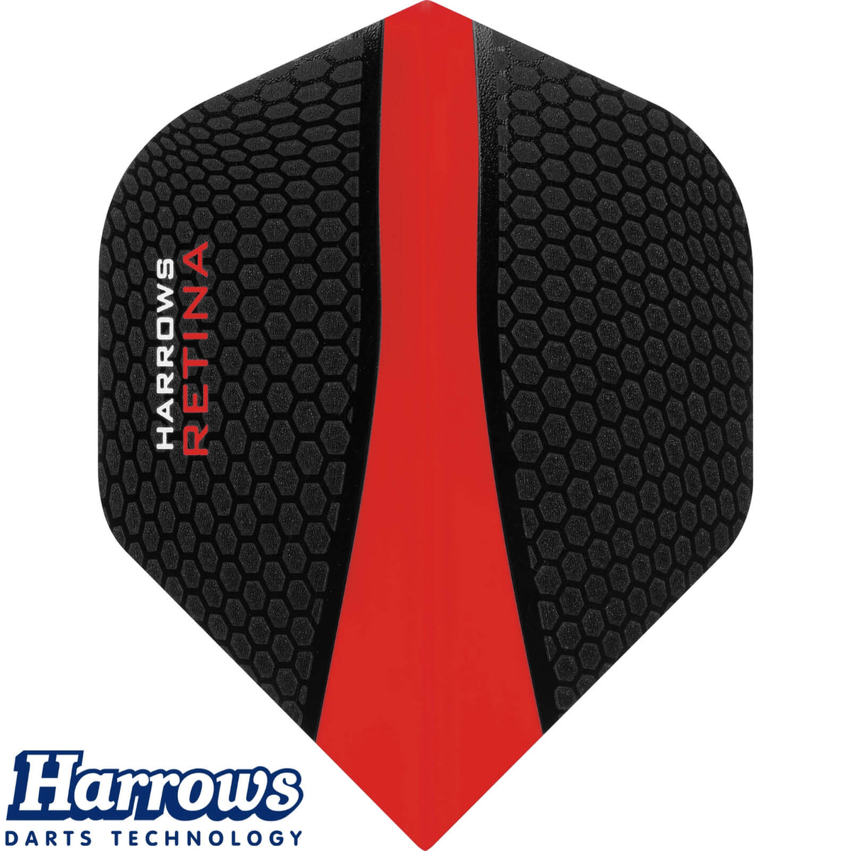 Dart Flights - Harrows - Retina - Big Wing Dart Flights Red
