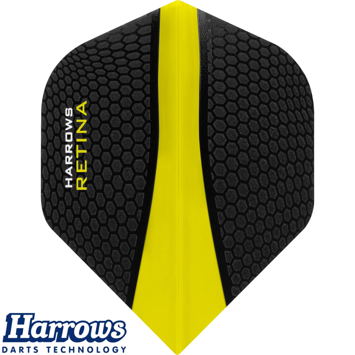 Dart Flights - Harrows - Retina - Big Wing Dart Flights Yellow