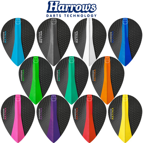 Harrows - Retina - Pear Dart Flights -