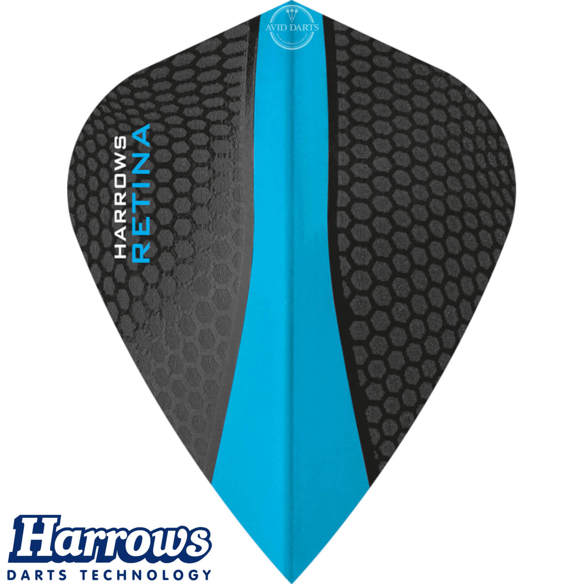 Dart Flights - Harrows - Retina - Kite Dart Flights Aqua Blue