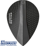 Harrows - Retina - Pear Dart Flights - Black