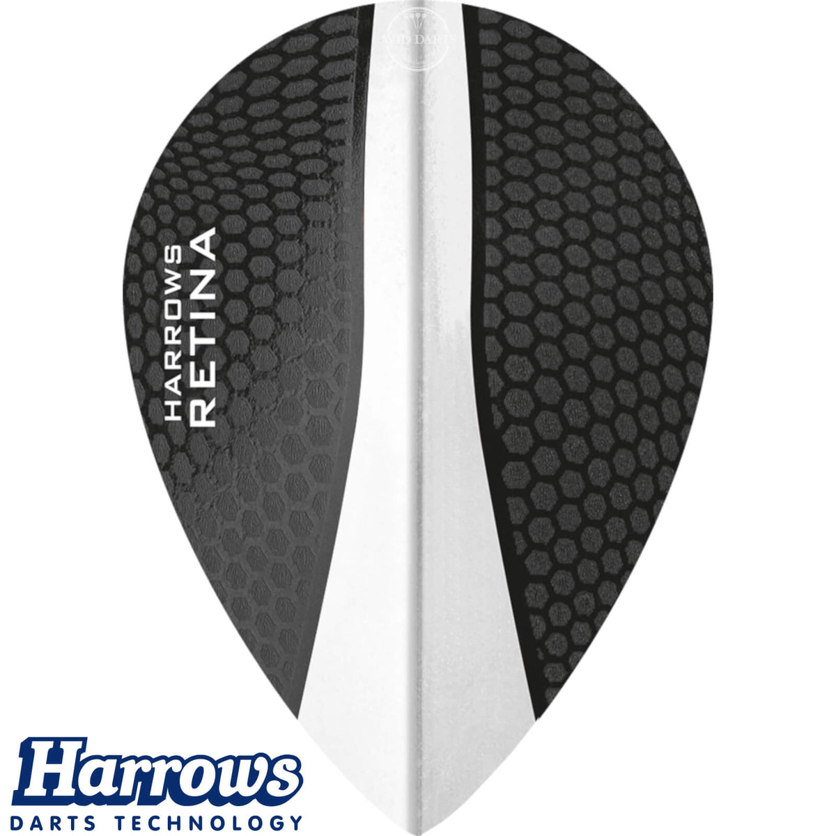 Dart Flights - Harrows - Retina - Pear Dart Flights Clear