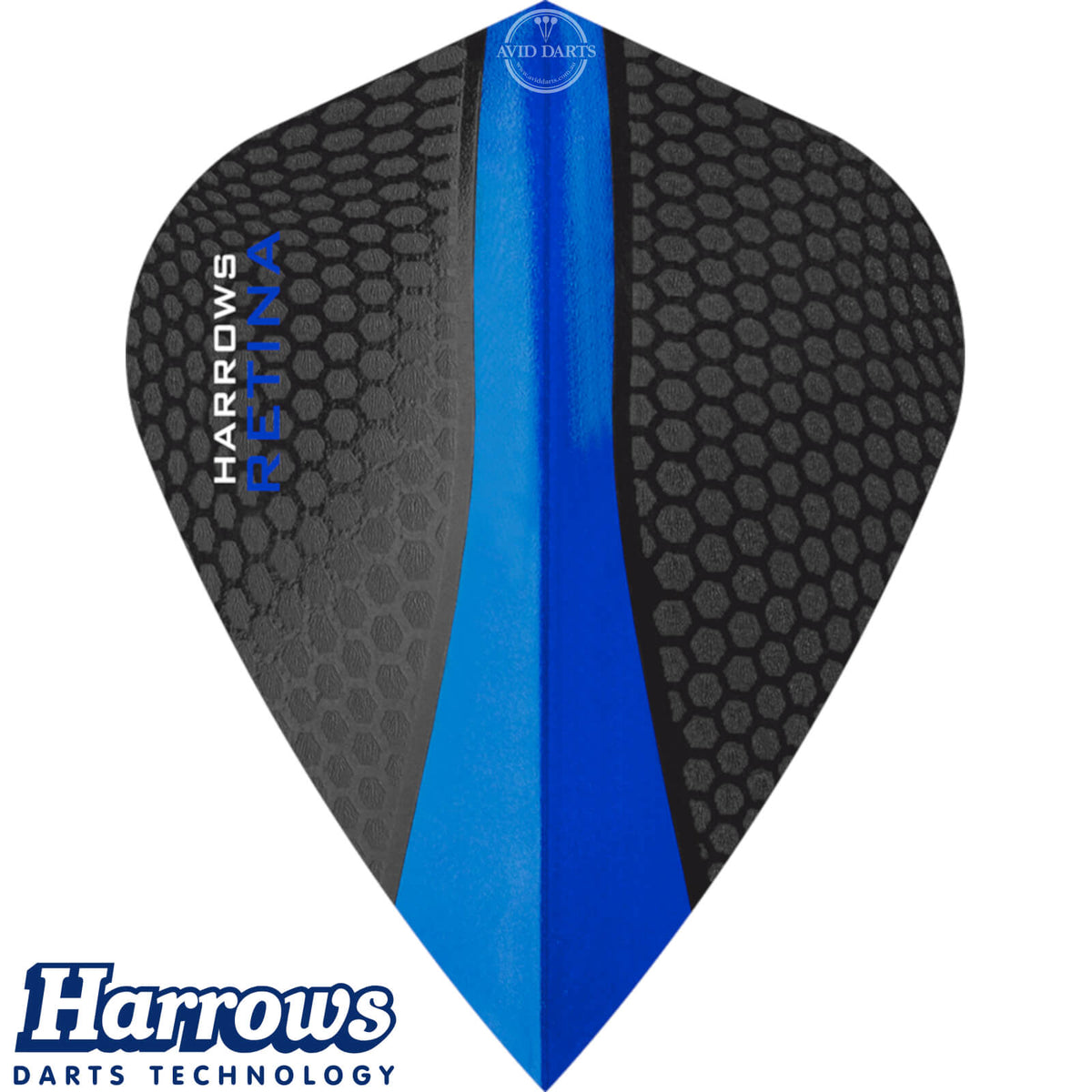 Dart Flights - Harrows - Retina - Kite Dart Flights Dark Blue