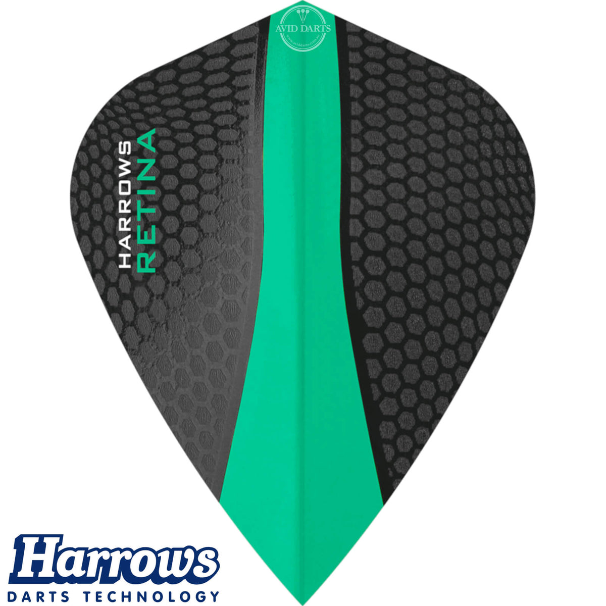 Dart Flights - Harrows - Retina - Kite Dart Flights Jade