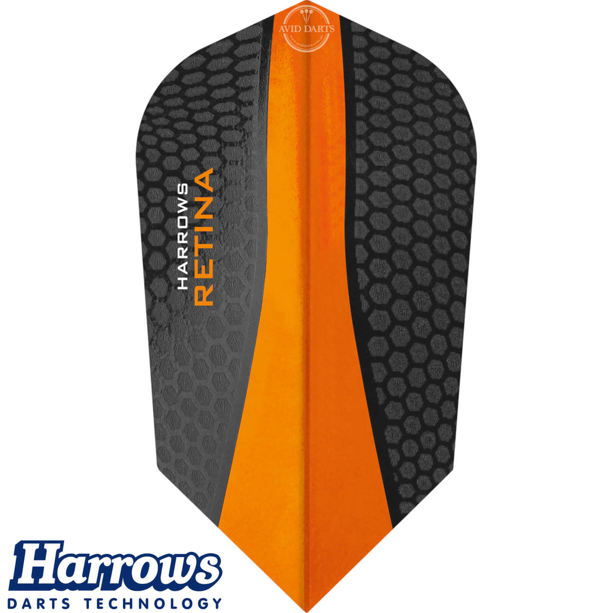 Dart Flights - Harrows - Retina - Slim Dart Flights Orange