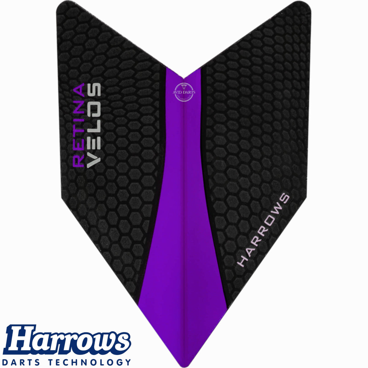 Dart Flights - Harrows - Retina - Velos Dart Flights Purple