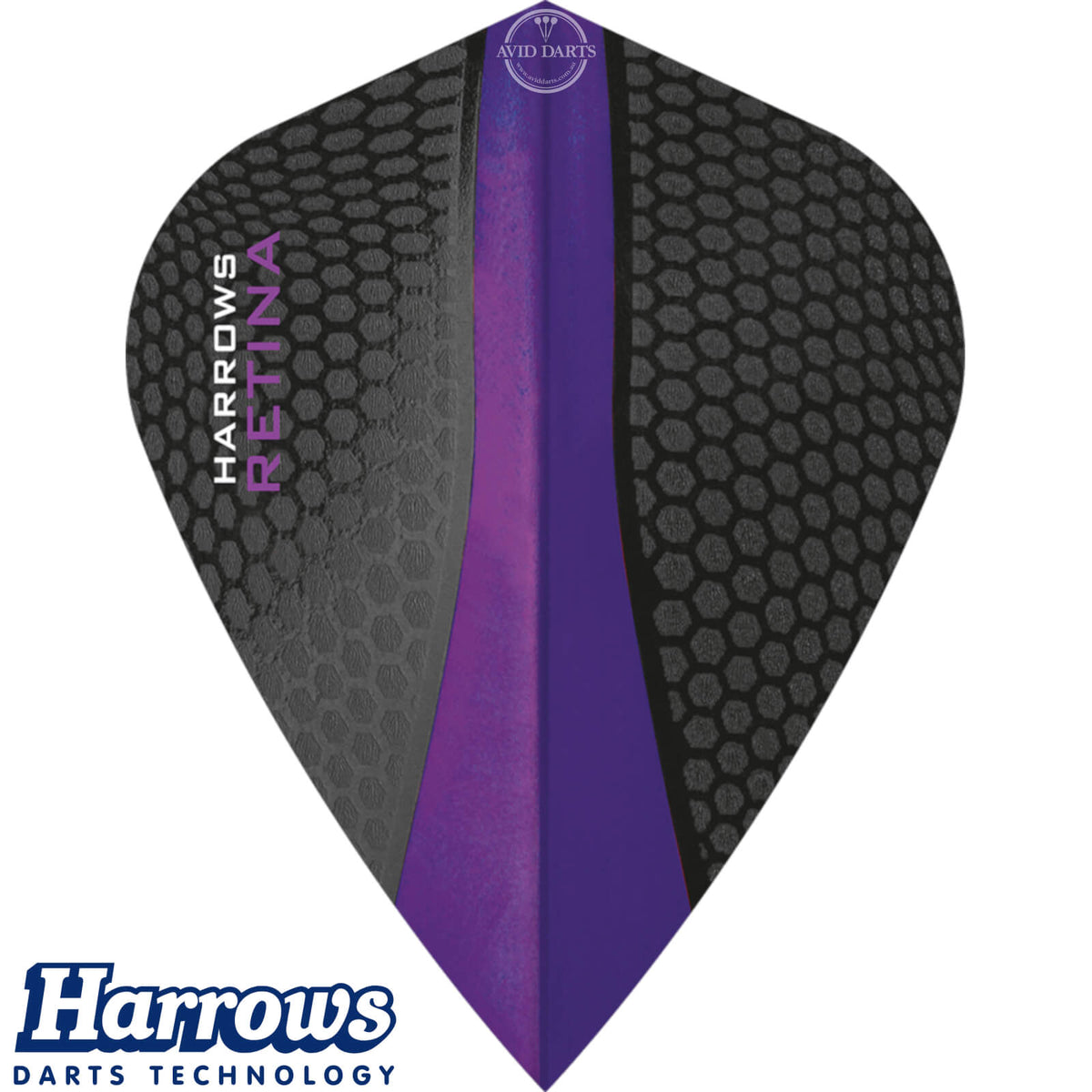Dart Flights - Harrows - Retina - Kite Dart Flights Purple