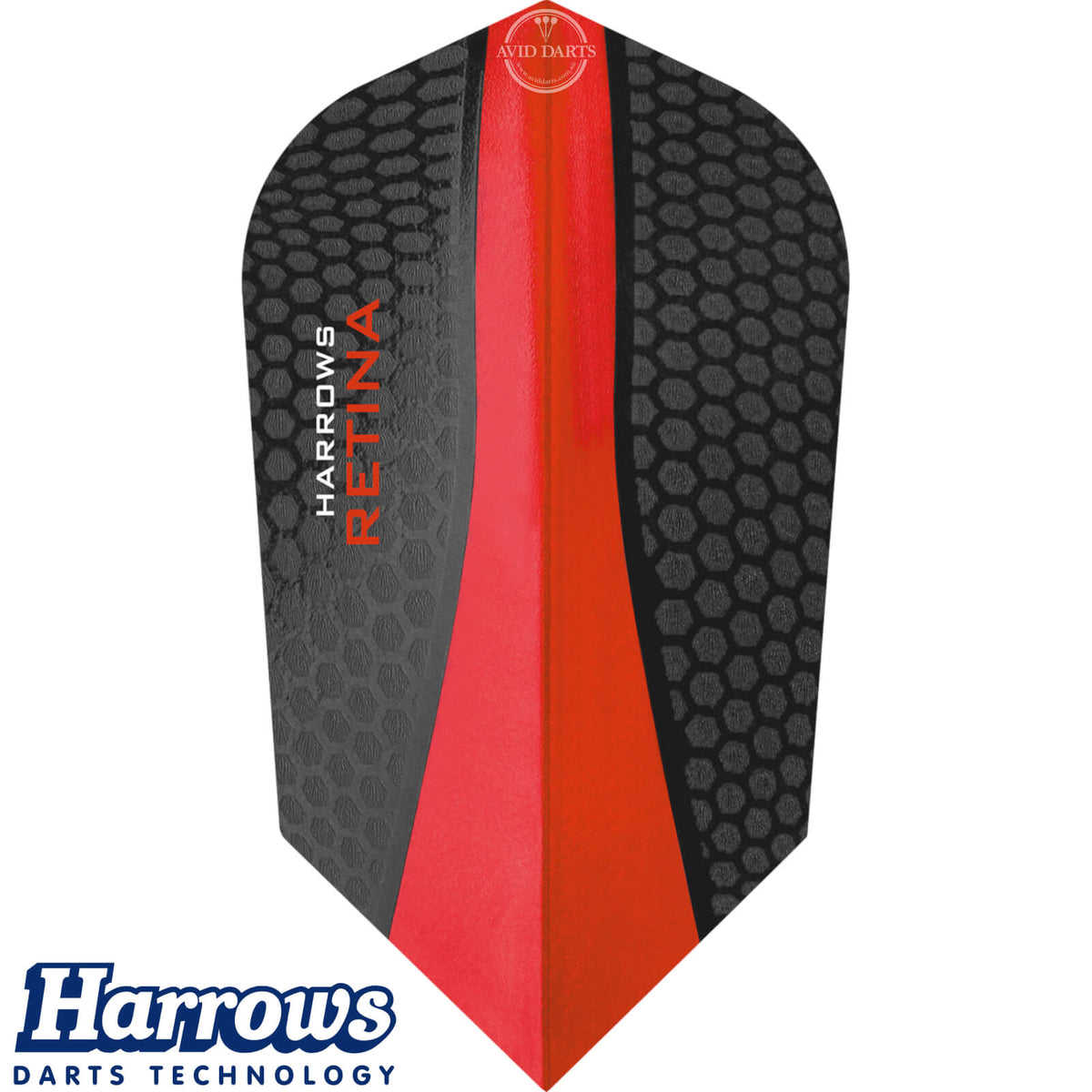 Dart Flights - Harrows - Retina - Slim Dart Flights Red