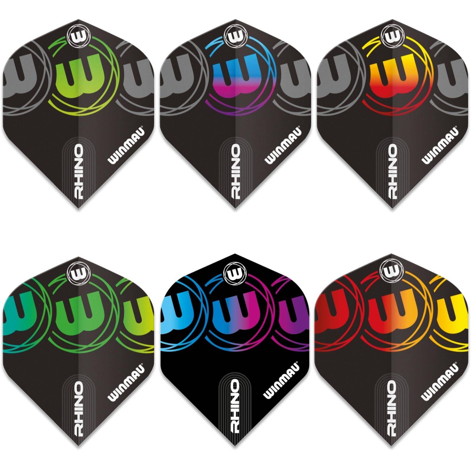 Dart Flights - Winmau - Rhino Extra Thick - Big Wing Dart Flights 